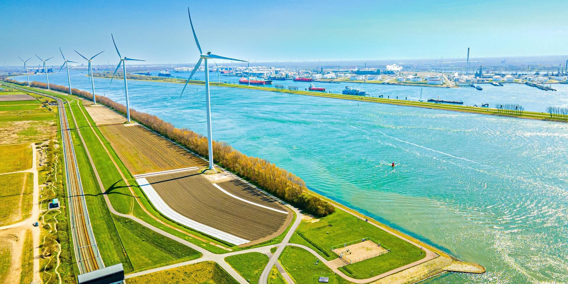 Nederland brug molen boten